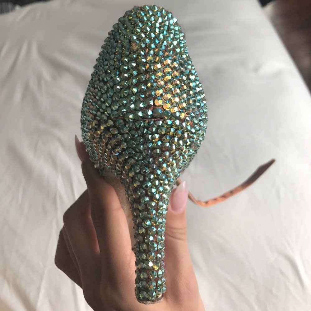 Mint Swarovski Dance shoes